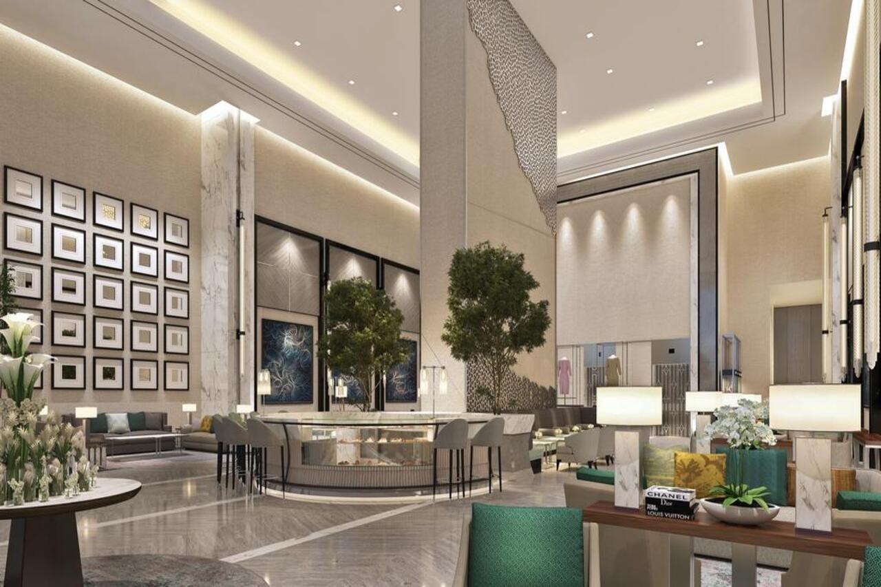 Address Dubai Mall Exterior foto The lobby of the hotel