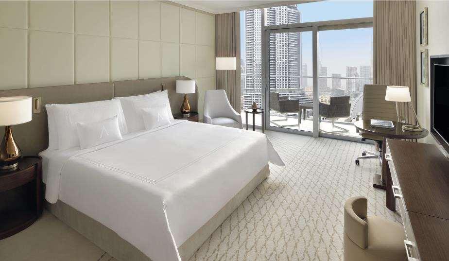Address Dubai Mall Habitación foto A guest room at the hotel