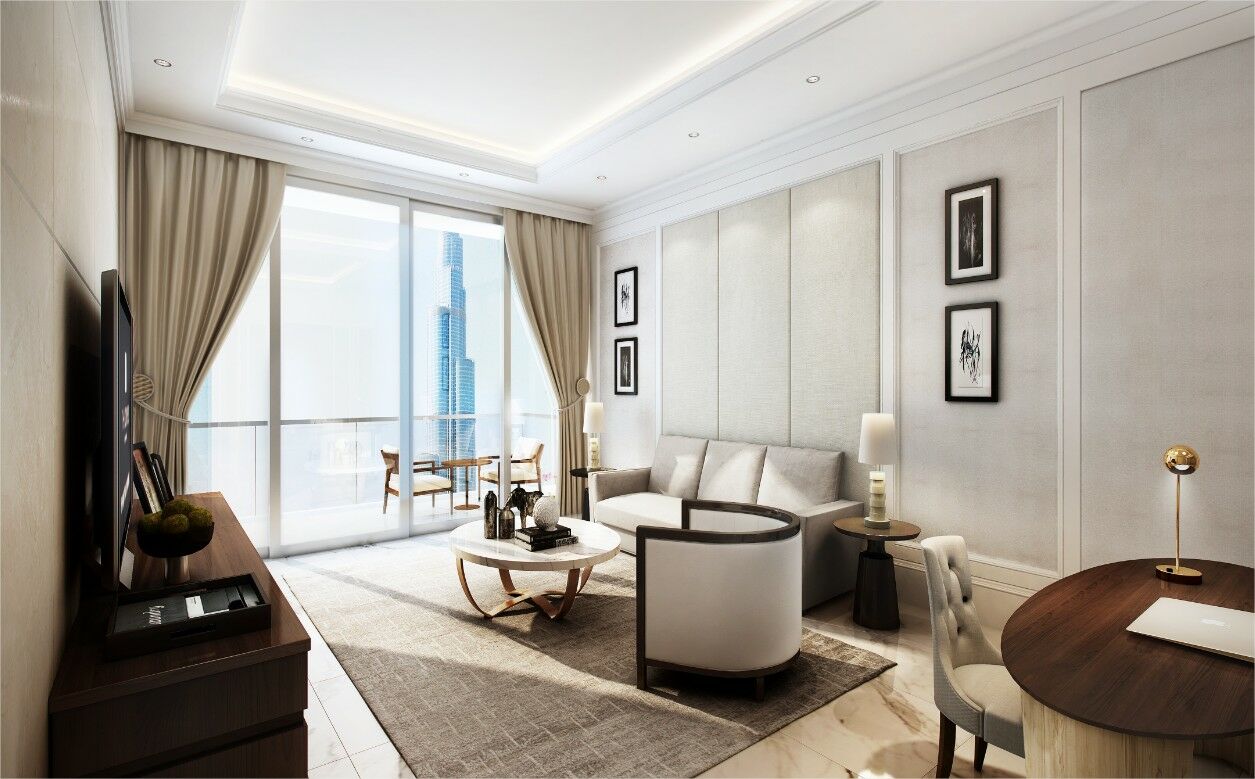 Address Dubai Mall Exterior foto A living room
